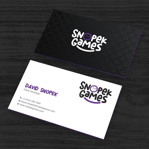 Business Cards for an indie Game Developer Design by Rakibh