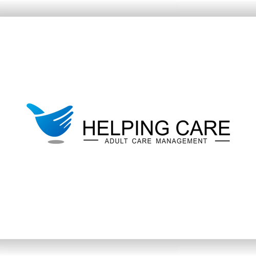 logo for Helping Hand Adult Care Management Design by kencot