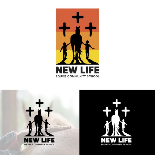 Equine Ministry School Logo Diseño de ThatHorseGirl