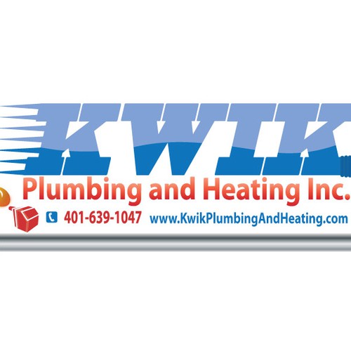 Create the next logo for Kwik Plumbing and Heating Inc. デザイン by KK-design