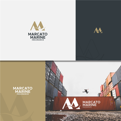 A distinguished logo that exudes marine insurance expertise Design by mengejar pagi