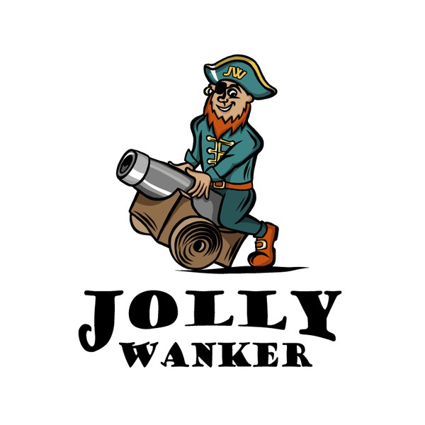 Design by katypet titled "Jolly Wanker needs a flag for his sailboat!"