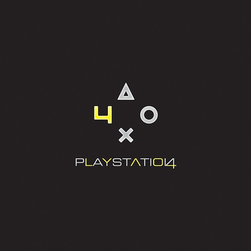 Community Contest: Create the logo for the PlayStation 4. Winner receives $500! Design by dont font