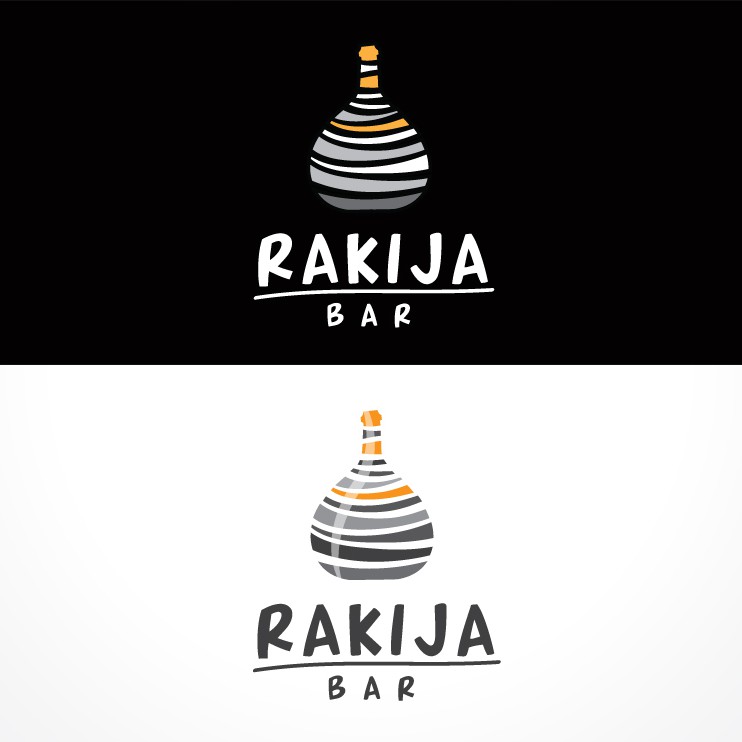 Japanase restaurant logo with the title 'Rakija Bar benötigt ein logo'