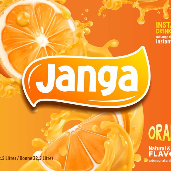 Packaging design for Janga instant drink mix