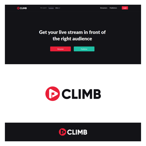 Logo redesign for live stream promotion network Design by InfaSignia™