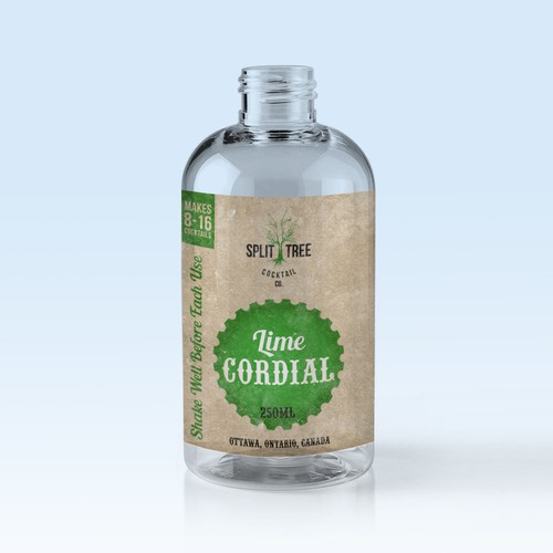 Create a custom group of labels for cocktail mixes! Design by bakelis