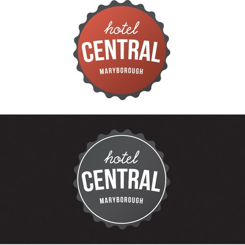 Logo for Hotel Central Design by smallteapot