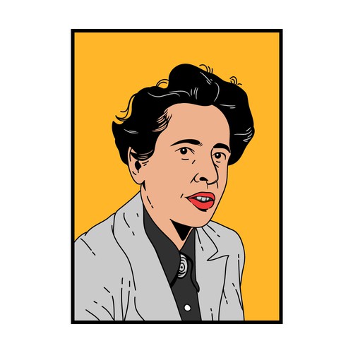 Hannah Arendt illustriert デザイン by TAMPANGTAMPAN