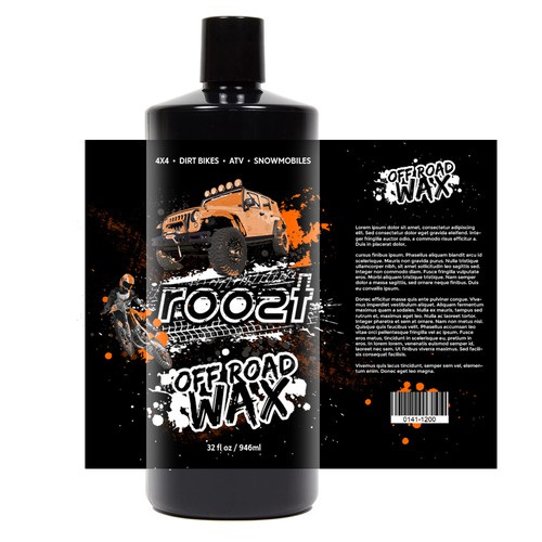 Off-Road Vehicle cleaning products label Design by ✪ SSUK™