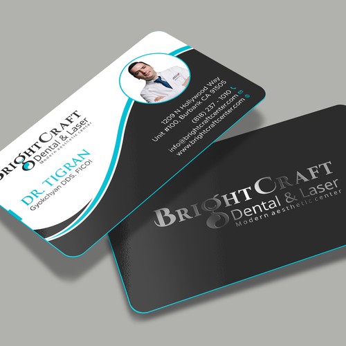 Modern Dental and Medical SPA business card Design by RENEXIT