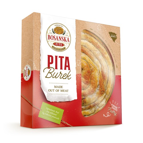 Bosanska Pita (Balkan Pastry) Needs a New Packaging Design Design by tomdesign.org