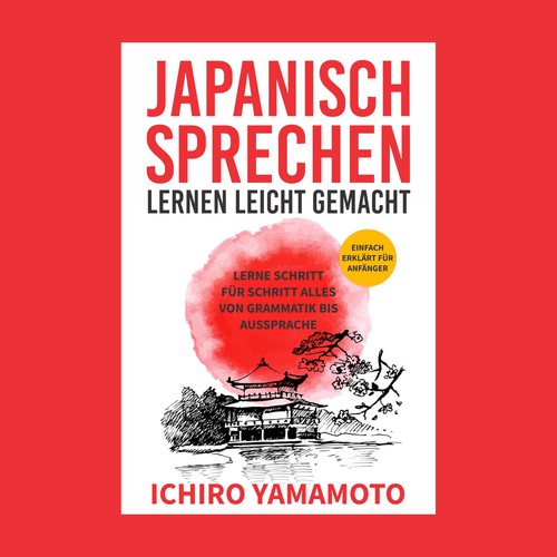 Design Book Cover: Learning to speak Japanese por kmohan