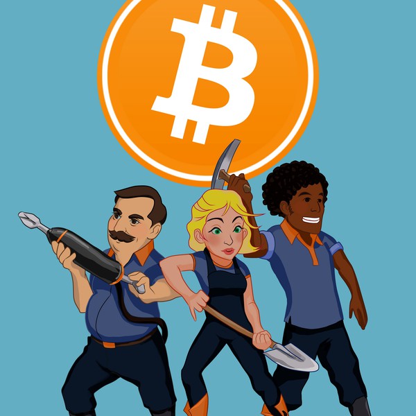 Design by d'Agnannda titled "Bitcoin Miner"