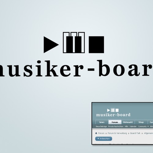 Logo Design for Musiker Board Design by curves2