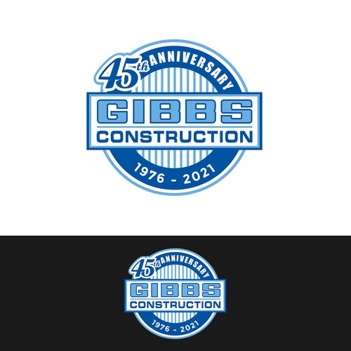 Modern & Creative Logo for our Construction Company 45th Anniversary Design by Grapìkal