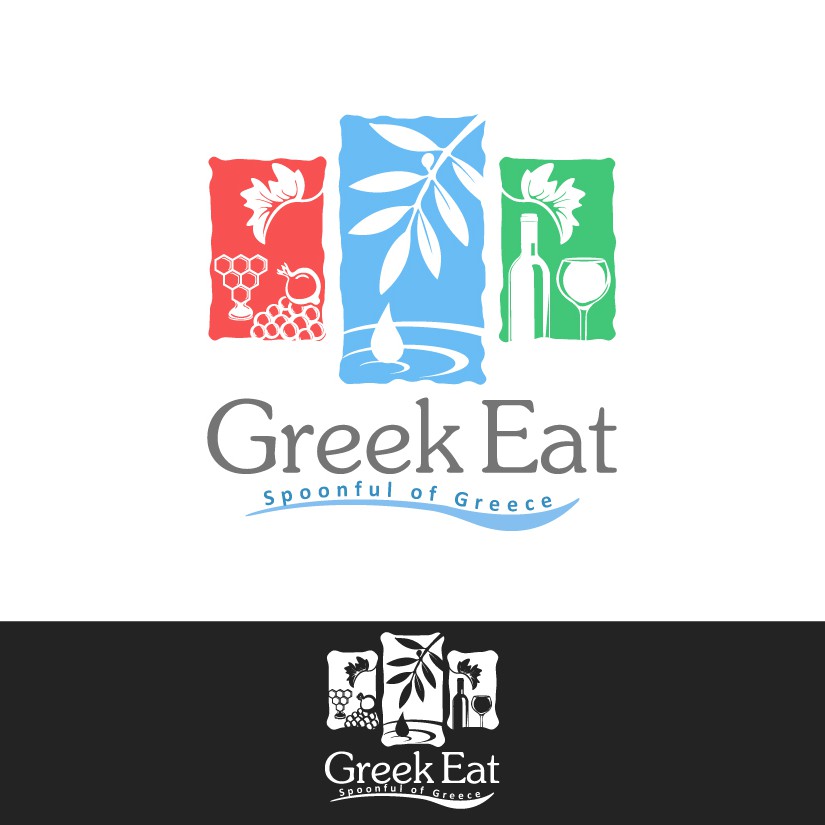 Greek Food Logos - Free Greek Food Logo Ideas, Design & Templates