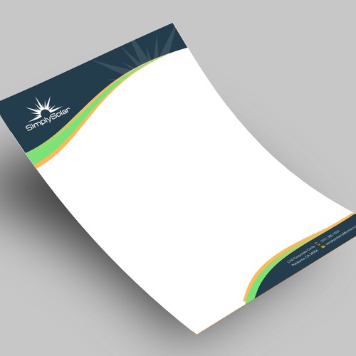 "Renewable Energy Company Letterhead" Design réalisé par Xclusive16