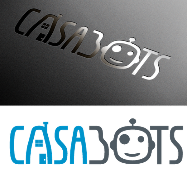 Modern, Contemporary, Clean Logo w/ Technological Elements for Home Robot Startup