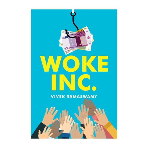 Woke Inc. Book Cover Diseño de kmohan
