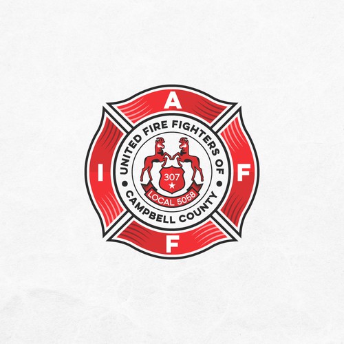 Design the best logo for a local fire department. Here to help others