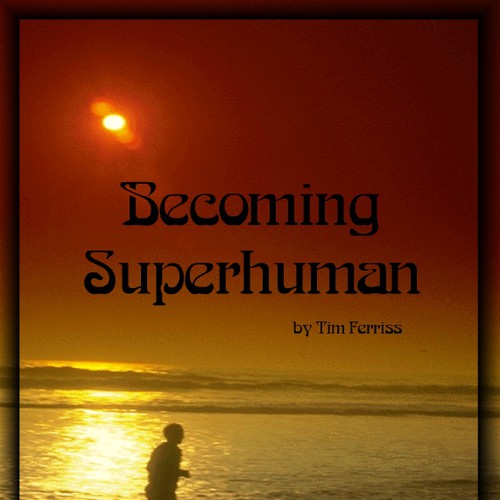 "Becoming Superhuman" Book Cover Réalisé par Daniel D D