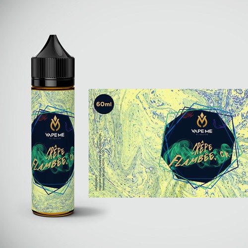 Be the designer that makes the best eliquid label ever! Product label