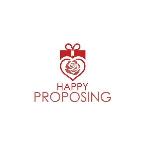 Design a romantic logo that appeals to men for a company that helps plan marriage proposals Design by ✅ LOGO OF GOD ™️