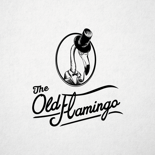 Create hip logo for THE OLD FLAMINGO that specializes in eclectic, vintage, upcycled furniture finds Design von Katerina Lebedeva