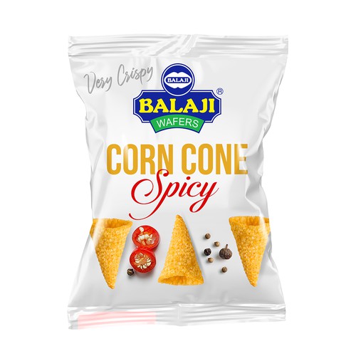 Amazing Pack design for our newly corn snacks Design by MarsiDesign