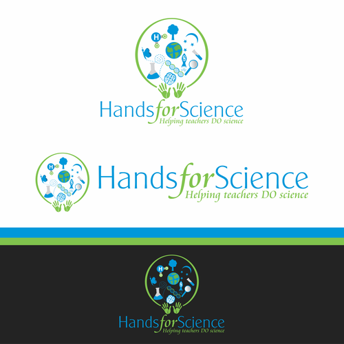 Create the next logo for Hands-for-Science Design by CWD Creative