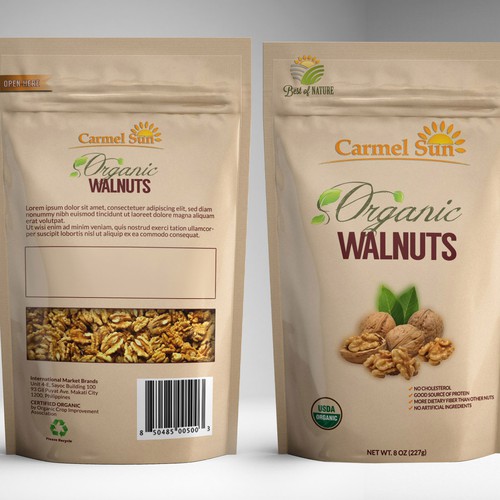 Dried Fruits and Nuts in Pouch Design by Wanaa