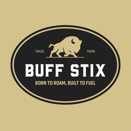 Buff Stix...Lean, Delicious, Buffalo Strong. Design by Studio 135+