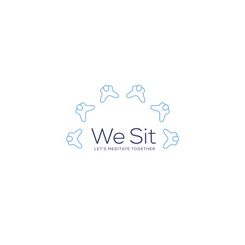 A logo to make people meditate together for a better world Design by Nglray