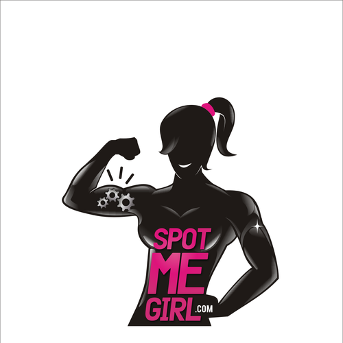 Create a female fitness brand character logo for SpotMeGirl.com Fitness Magazine Design by eru pratama