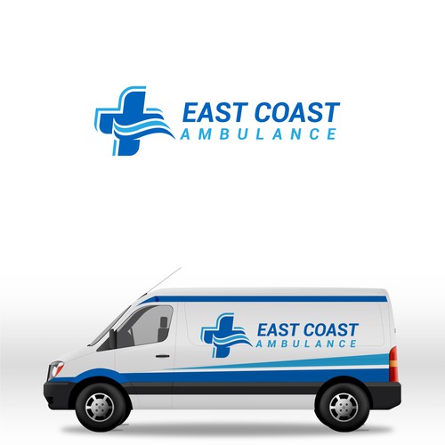 East Coast Ambulance Logo Design by The Sains