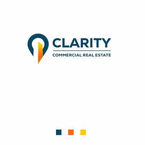 Logo + Brand Guide for Clarity Commercial Real Estate Design by Brain.co