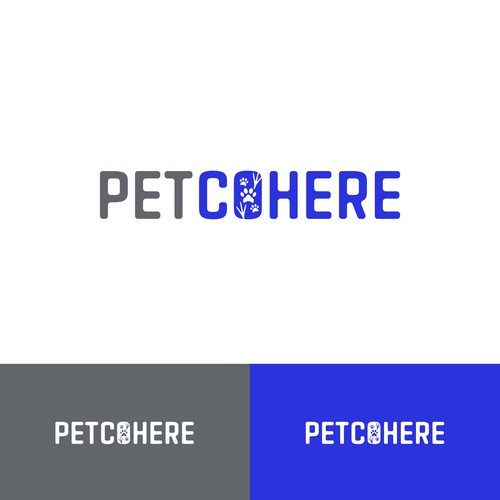 Create a Playful and Modern Logo for PET-COHERE, an E-Commerce Brand Focus on Pet Bonding. Design by alexanderr