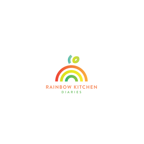 Create an elegant rainbow-based logo for new food blog Design by LisalyG