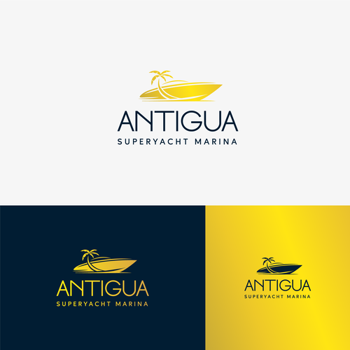 Logo for Antigua Superyacht Marina Design by Gimaluyarty