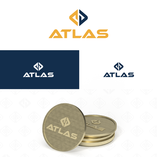 Abstract logo for crypto project Design by Vankovvv