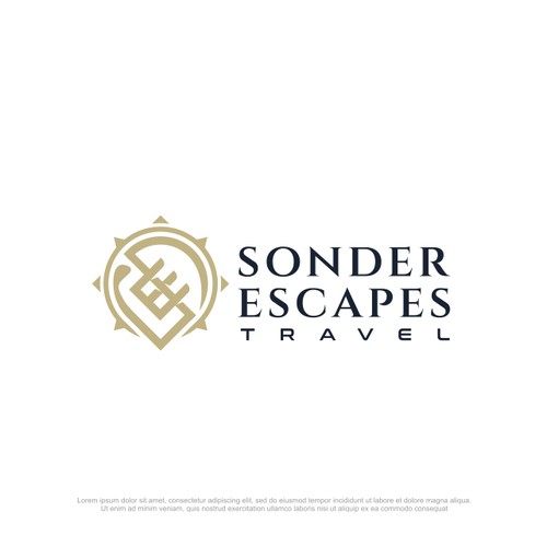 Luxury travel agency logo to appeal to international travelers. Design by Cengkeling