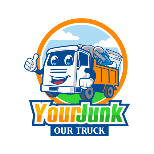 Design A Fun Attention Grabbing Junk Removal Company Logo Design by DZenhar Studio