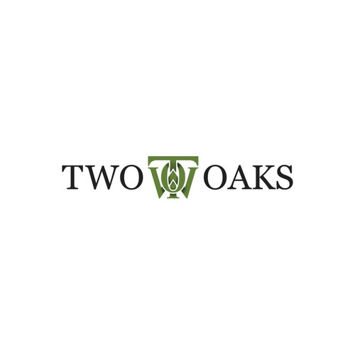 Construction, 3 business owners, use the work TWO oaks in our logo , very bold and intense  graphic Design by Color Dot