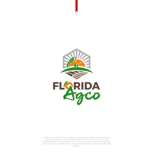 Agriculure services business logo with a focus on Florida Citrus Design by AalianShaz