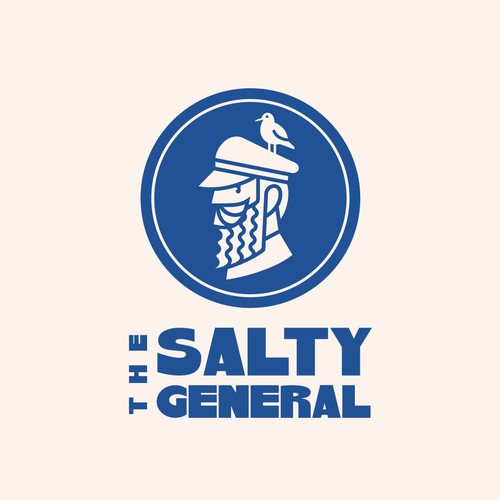 Salty New England General Store / sandwich shop combining classic text & modern imagery Design by Nacer Filez