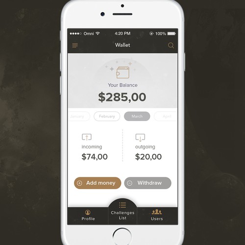 Challenge App Design by Ennomany