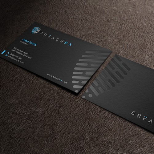 Professional B2B Card for Cyber Security Software Company Design by kaylee CK