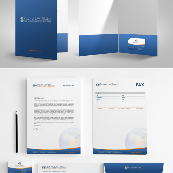 Stationary design for an Attorney