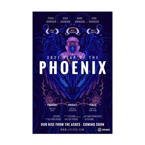 Fun Faux Movie Poster for a Public Company - 2021 Phoenix Design by anggiatosdelogos